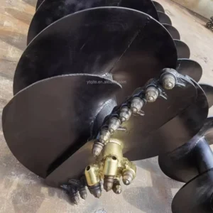 Customize Bored Piles Double Start Flight Hydraulic Earth Conical Rock Auger Straight Auger