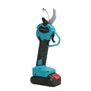 Customized Logo 21V Blue Electric Pruning Shears Cordless Lithium Battery Pruner Tree Pruning Branches Scissors Plastic+Metal