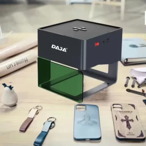 DAJA DJ6 APP Control Home Use DIY Small Portable Mini Logo Mark Printer Wood Cutter Laser Engraving Machine