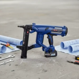 DCCN40A Industrial 21V Nail Gun Dual 4.0Ah Batteries Brushless Motor Stainless Steel for High Concrete