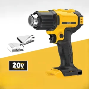 DCE530N 20V Cordless Heat Gun High Power Welding Thermal Blower Heat Shrink Wrapping Tool Hot Air Gun Power Tool