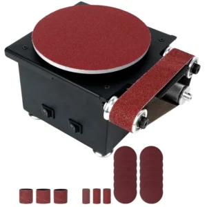 DIY Custom 350W 10000r High Speed Small Electric Sandpaper Mini Belt Disc Sanding Polishing Grinding Sander