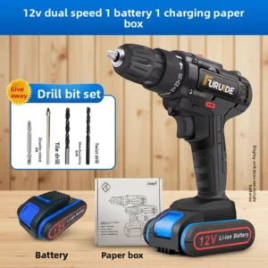DIY OEM Cordless Electric Drill Set Dual Speed Battery Powered Portable Tool Kit with Drilling Machines Electrical