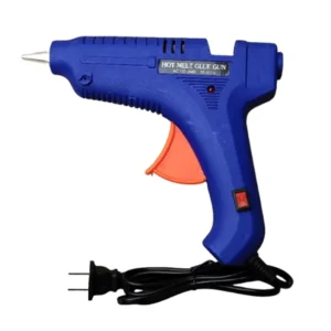 DIY Single Temperature 100W Electric Hot Glue Gun with 11mm Large Glue Stick Leakage Protection Safe Switch 3 Year Warranty