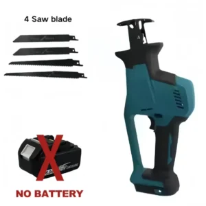 DJR189 18V Cordless Electric Reciprocating Saw Brushless Rechargeable Wood Metal Cutting Saw Portable Saw Power Tool