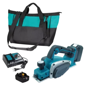 DKP181 18V Cordless Planer Combo Kit with 5.0Ah Battery Charger Brushless Woodworking Tool