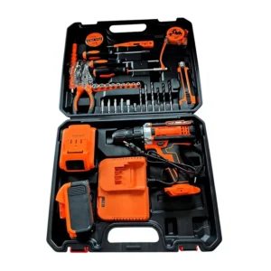 DMG2015 Multifunctional Cordless Drill Set with Lithium Battery Tool Box Storage Home Maintenance Use