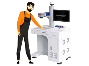Desktop Fiber Laser Engraver for Metal Polymer Plastics