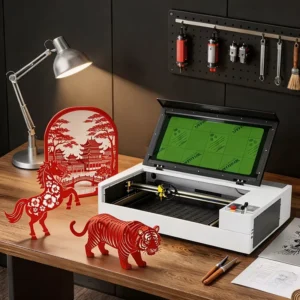 Desktop Laser Engraver CO2 Laser Engraving Machine 3020 4040 6040 for Acrylic Wood Rubber