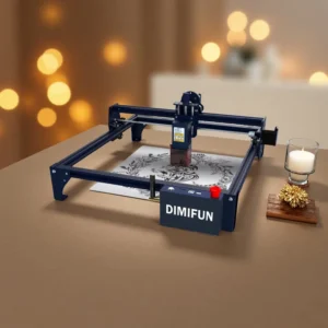 Desktop Mini Laser Engraver Small Engraving and Cutting Etching Machine DIY Stainless Steel Marking 330*330mm For Wood Plastic
