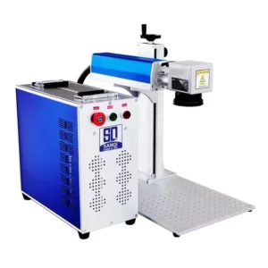 Desktop Small Fiber Laser Marking Engraving Machine JPT 20w 30w 50w Laser Engraver for Plastic Gold Silver Metal