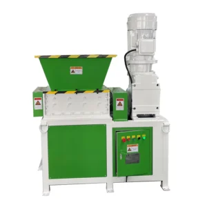 Double shaft Portable Mini Scrap Metal Grinder Plastic Grinder Hard Disk Grinder