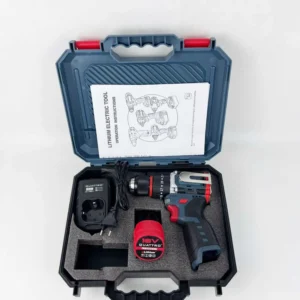 Dual speed Cordless Brushless Motor Drill Set Lithium ion Battery 10mm Drilling Capacity Home DIY Use 3 year Warranty