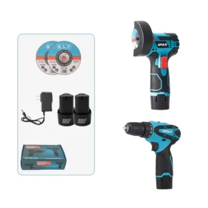 Durable Electric Power Drill Set Impact Angle Grinder Machine Tools OEM Customizable Battery Powered Tool Sets