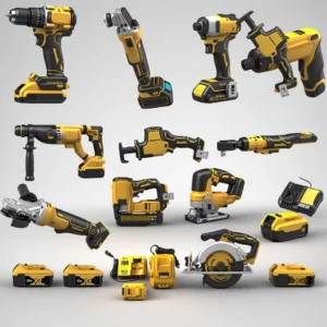 Dw Combo Power Tools 15 Piece Tool Set 20V 18V Drills Cordless Drill