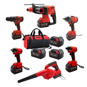 EKIIV Portable Combination Tool Set Wireless Lithium Electric Impact Drills Rechargeable Big Battery Power Screwdriver Kits