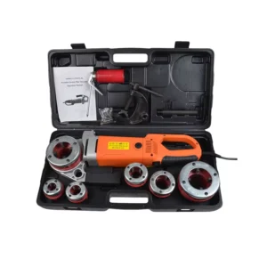 EWORK GMTE 03 Industrial Automatic Electric Portable Pipe Threader BSPT Thread 1 2″ 2″ with 3 Year Warranty