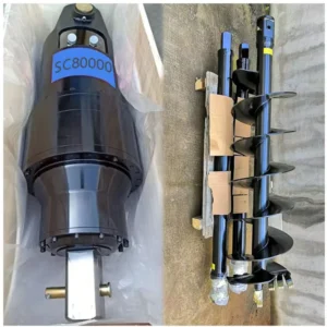 Earth Auger Power Head Auger Driller for 1 40 Ton Excavators Cranes