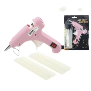 Electric 20W-40W Colorful Hot Melt Glue Gun for Children Home DIY Quick Repair Mini 7mm with 10 Pcs Glue Stick