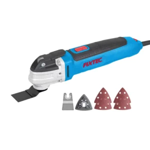 Electric 300W 6 Speed Variable Oscillating Multitool Saw Blade Set Toolless Change Function for Wood Cutting Sanding DIY