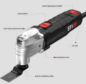 Electric Adjustable Speed Oscillating Multi Tool Power Tools