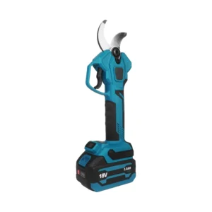 Electric Brushless Cordless Lithium ion Pruning Shears with Carbon Steel Blades and Rechargeable ABS Handle