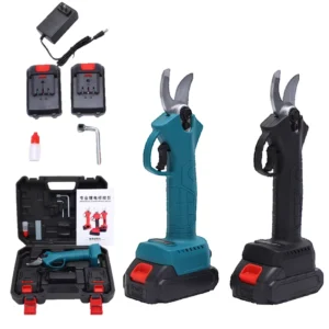 Electric Bypass Shears Brushless Lithium Ion Battery Powered 20V DC Telescopic Industrial Grade Anti Slip Plastic Right Hand