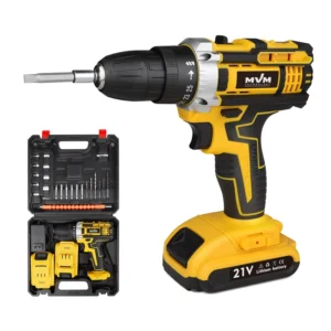 Electric Cordless Power Drills Set With Battery Drilling Machines for Home Repairs Handyman DIY Projects