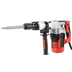 Electric Demolition Hammer Impact Drill Set 2200W Industrial High Power Heavy Duty Jackhammer 26mm Diameter Concrete Breakers