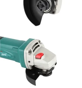 Electric Grinder with Grinding and Cutting Wheels, Flap Disc and Auxiliary Handle