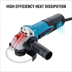 Electric Handheld Angle Grinder for Metal Cutting Weld Grinding and Polishing Applications in Workshop and Garage