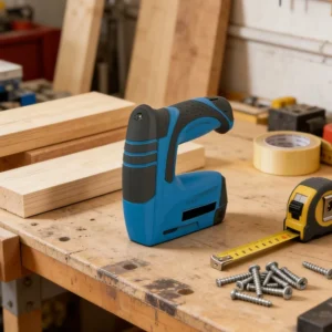 Electric Nail Gun with Adjustable Power and Fast Firing Speed for Construction and Decoration