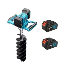 Electric Post Hole Digger Cordless Earth Auger Reverse Function Drill Bit Adjustable Speed Power Digging Machine Construction