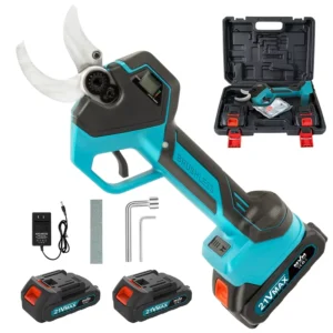 Electric Pruning Shears Lithium Battery 21V Tool Free Quick Blade Swap Lightweight Branch Cutter Garden Pruner
