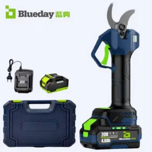 Electric Scissors with Lithium Battery Real time Battery Level & Working Mode at a Glance Ambidextrous Design for Garden Use