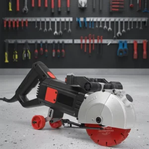 Electric Wall Chaser Machine Rounded Blade Industrial AC Powered 220V 7000 RPM Concrete Cutting Power Cutter Groove Cutting Tool