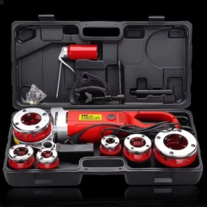 Electric Wire Sleeve Machine Power Pipe Threader Handheld Electric Pipe Threader Portable Pipe Threading Machine