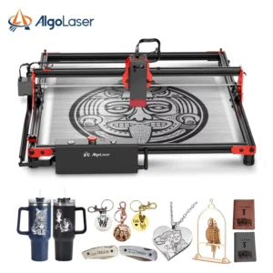 Engraver Cutter Desktop Stamp Making Wood Aluminum Leather Wallets Plastic Acrylic Laser Cutting Engraving Machine