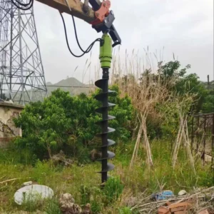 Excavator Attachments Hydraulic Power Auger Drills for Earth Auger Drills Machine for Excavator