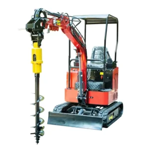 Excavator Auger Attachment Hydraulic Earth Drill Post Hole Digger for Mini Excavator Crawler Digger High Torque Planetary Drive