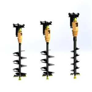 Excavator Earth Auger Ground Hole Digger Auger Drilling Auger