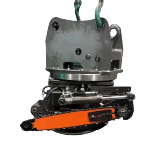 Excavator Hydraulic Clamp Saw Logging Machine with Grapples 360 Degree Rotating Log Grabbing for 10 30 Ton Excavators
