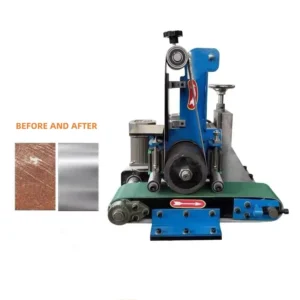 FC Carbon Steel Single Sand Plane Drawing Polishing Engine Double Sand Grinding Derusting Deburring Belt Sander 2.2KW Easy