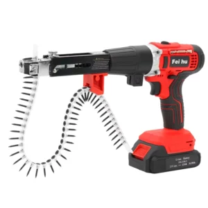 FEIHU FH 6918S Quality 21V Cordless Nail Gun Battery Powered Drywall Screws Tool Wood DIY 1 Year Warranty