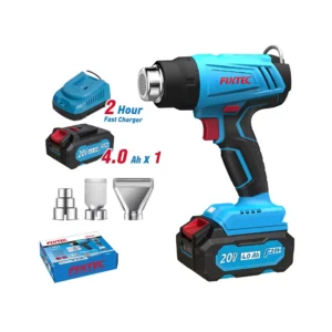 FIXTEC Electric Power Tools 20V Cordless Heat Gun Kit with Rechargeable Battery