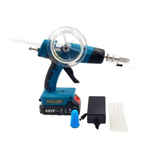 FTTH Fiber Optic Cable 0.9mm Indoor Clear Invisible 1 Core Fiber to Home Glue Gun Tool Used Hot Melt Glue Gun Fttr Invisible