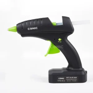 Factory 12V Safety Voltage High Power 60W Cordless Hot Glue Gun Rechargeable Lithium Battery Hot Melt Glue Gun