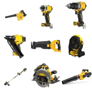 Factory Best-selling 20V Brushless Electric Drill Jigsaw Reciprocating Saw Cordless Power Tool Combination Kit