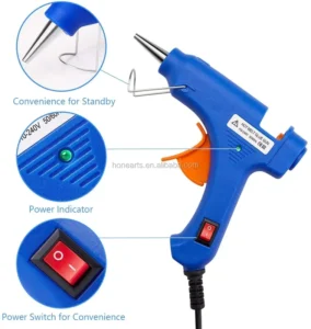 Factory Direct 100W Electric Hot Melt Glue Gun for Carpentry Repairs and Remodeling Projects