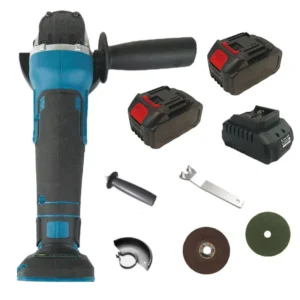 Factory Direct Industrial 20V Brushless Aluminum Alloy 125MM Cutting Disc 6500 RPM Battery Powered Cordless Angle Grinder